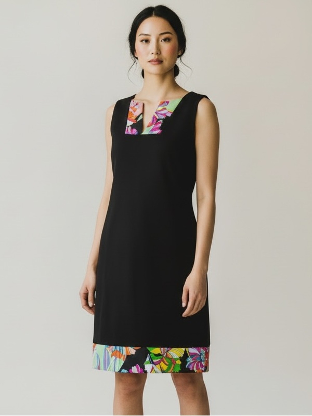Jude Connally Sleeveless Midi Shift Dress Women’s size M